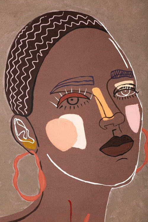 Tablou Canvas Tribal -A- Maro, 80 x 100 cm (1)