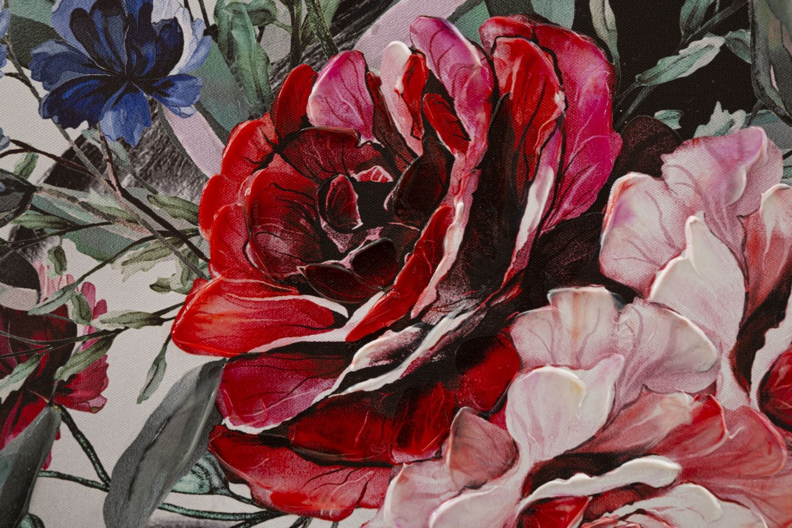 Tablou Canvas Lady Flower -A- Multicolor, 80 x 120 cm (2)