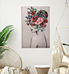 Tablou Canvas Lady Flower -A- Multicolor, 80 x 120 cm (4)