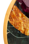 Ceas de perete din sticla, Mity Multicolor, Ø80 cm (1)