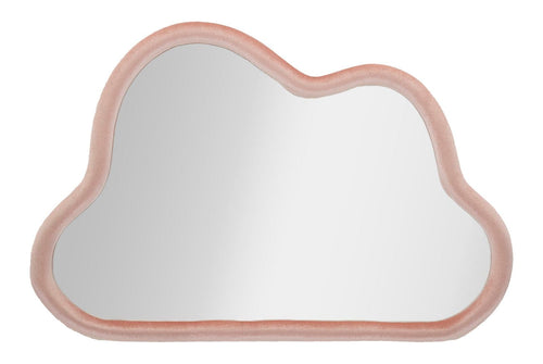 Oglinda decorativa din MDF, Cloud Roz, l90xH60 cm