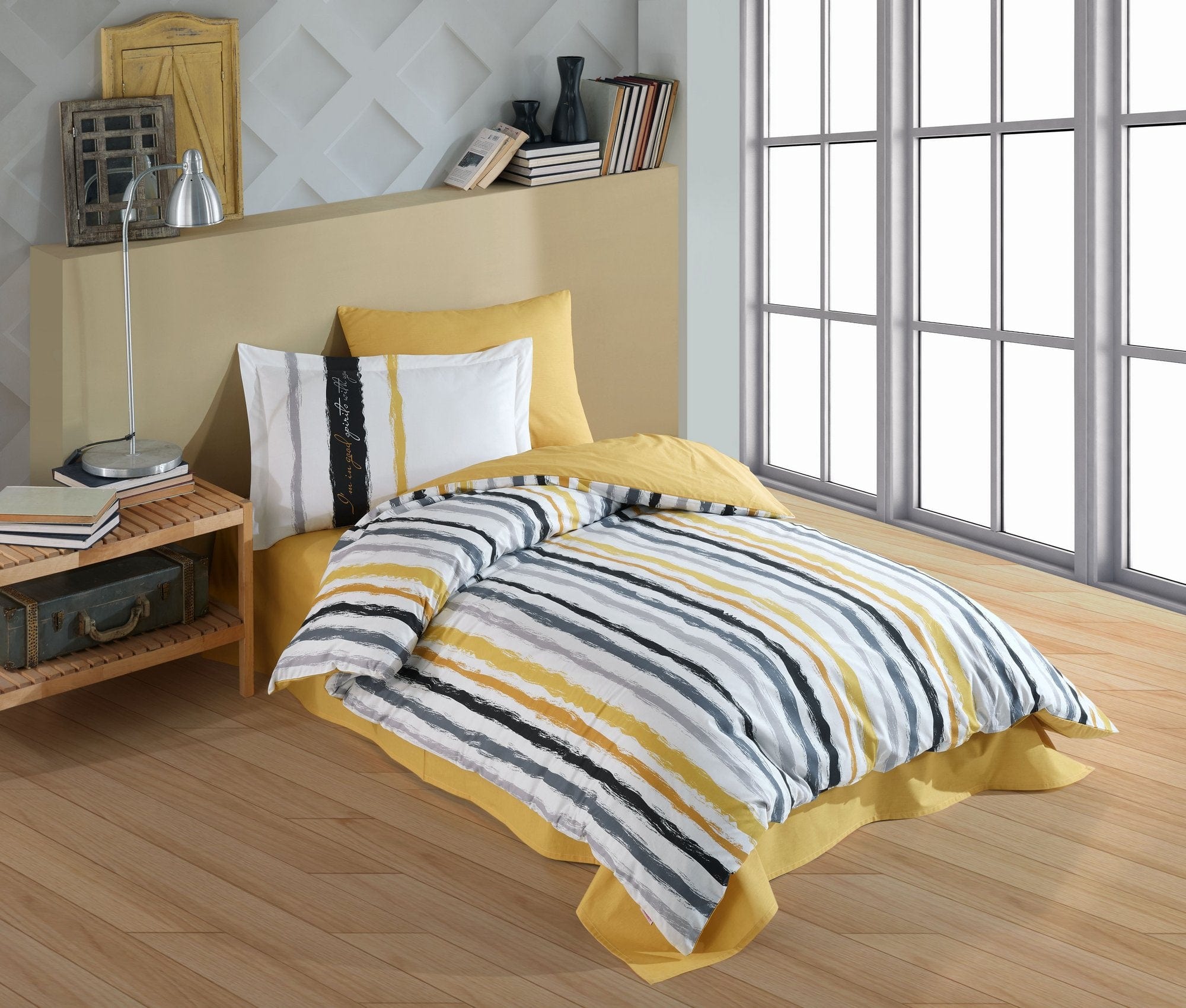 Asir Lenjerie de pat din bumbac, Trend Multicolor, 160 x 220 cm