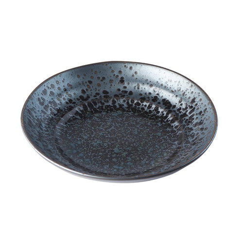 MIJ Europe Bol din ceramica, 1200 ml, Ø28,5xH6 cm, Pearl Negru