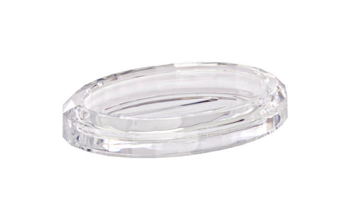 Sapuniera din acril, Prezioso Transparent, L14,5xl10xH2,7 cm