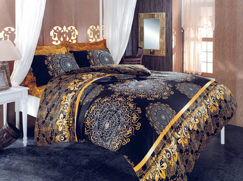 Lenjerie de pat din bumbac, Osman Multicolor, 160 x 220 cm