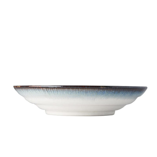 MIJ Europe Bol din ceramica, 1200 ml, Ø29xH6 cm, Aurora Alb
