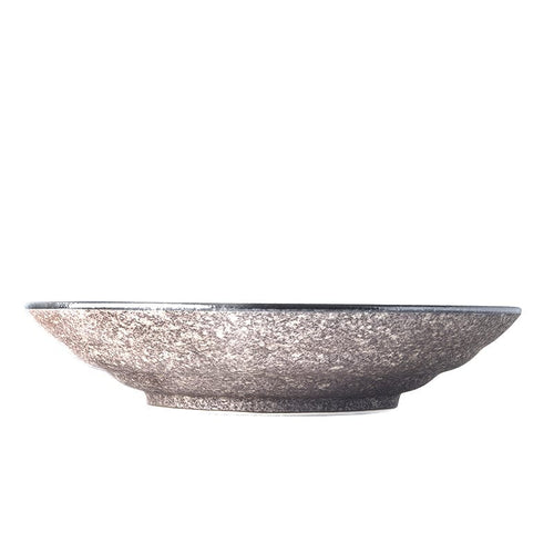 MIJ Europe Bol din ceramica, 1200 ml, Ø28,5xH6 cm, Earth Maro
