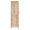 Dulap din MDF, lemn si ratan, cu 2 usi si 1 sertar, pentru bebe, Nami Natural, l92,6xA52xH175 cm (5)