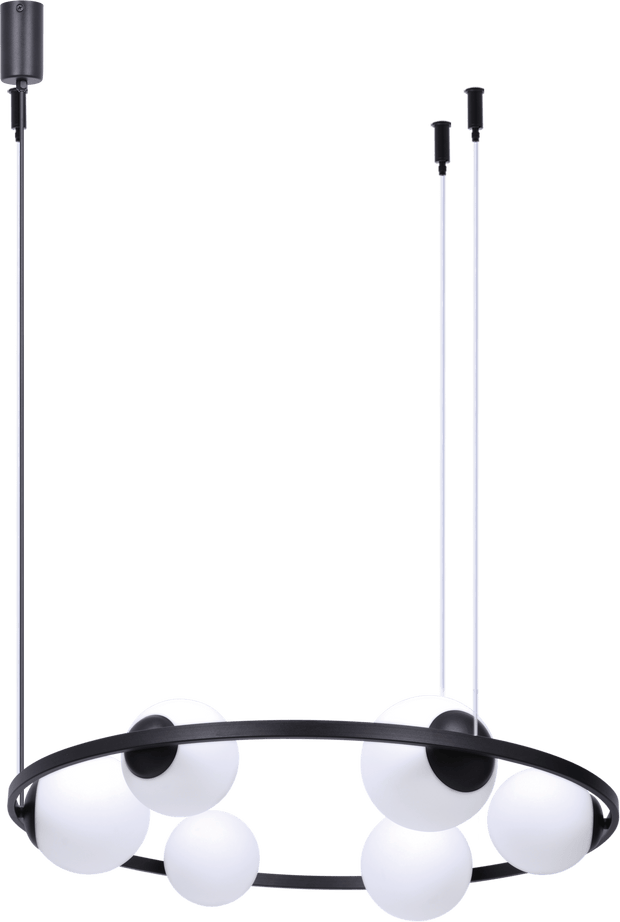 Lustra Orbit 6 Negru