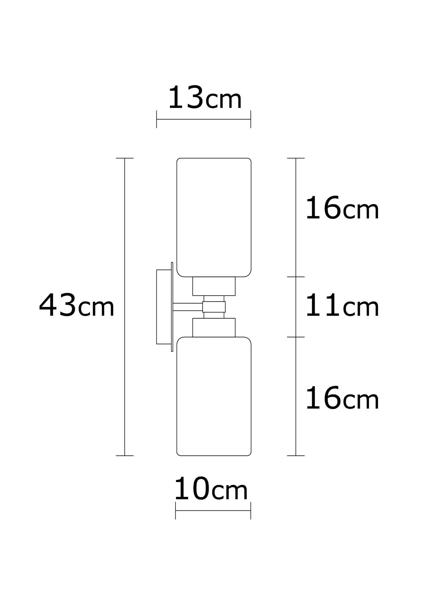 Aplica Balcova N-347 Argintiu (2)