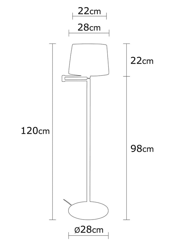 Lampadar Assos N-714 Negru (2)