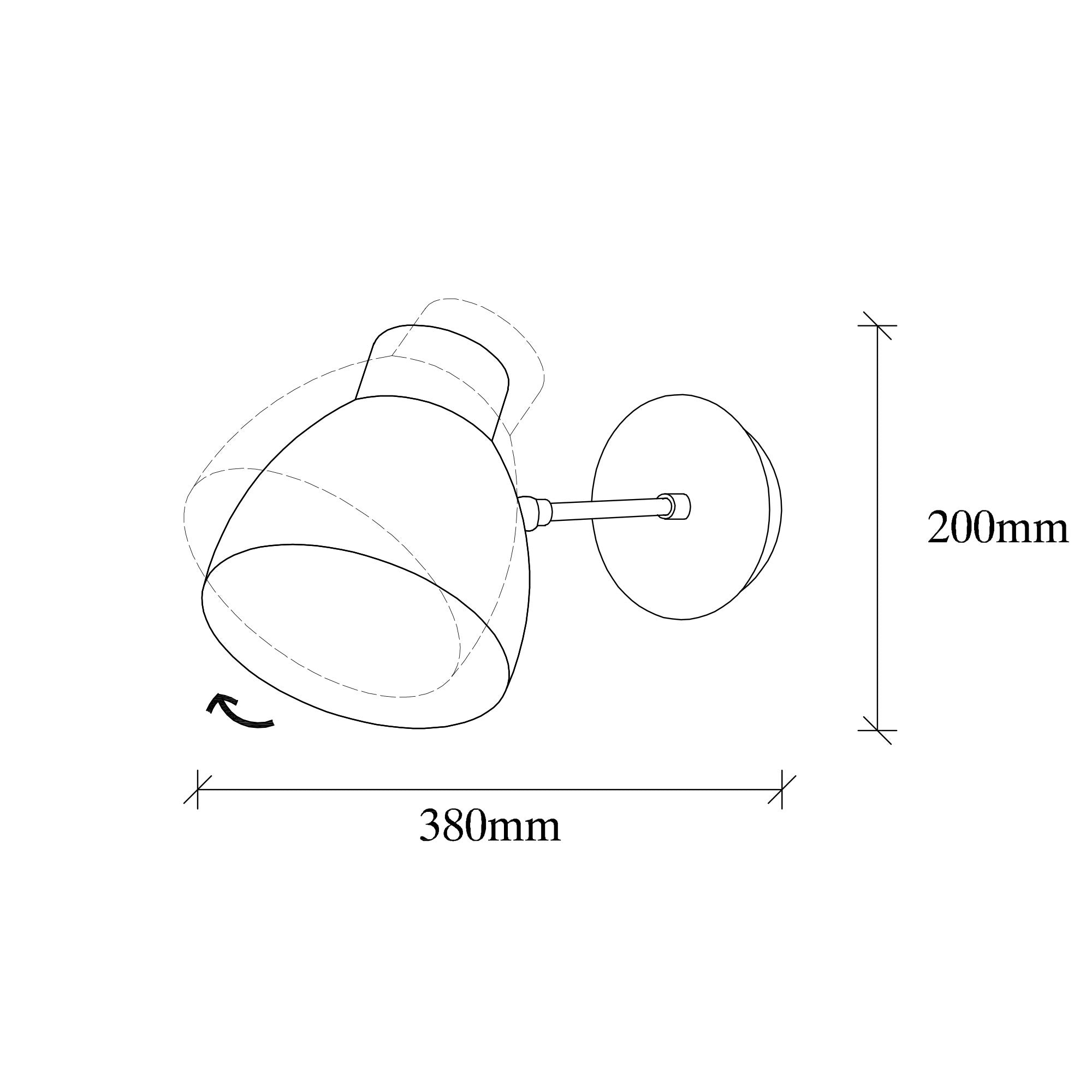 Aplica Dodo 3091 Negru (2)