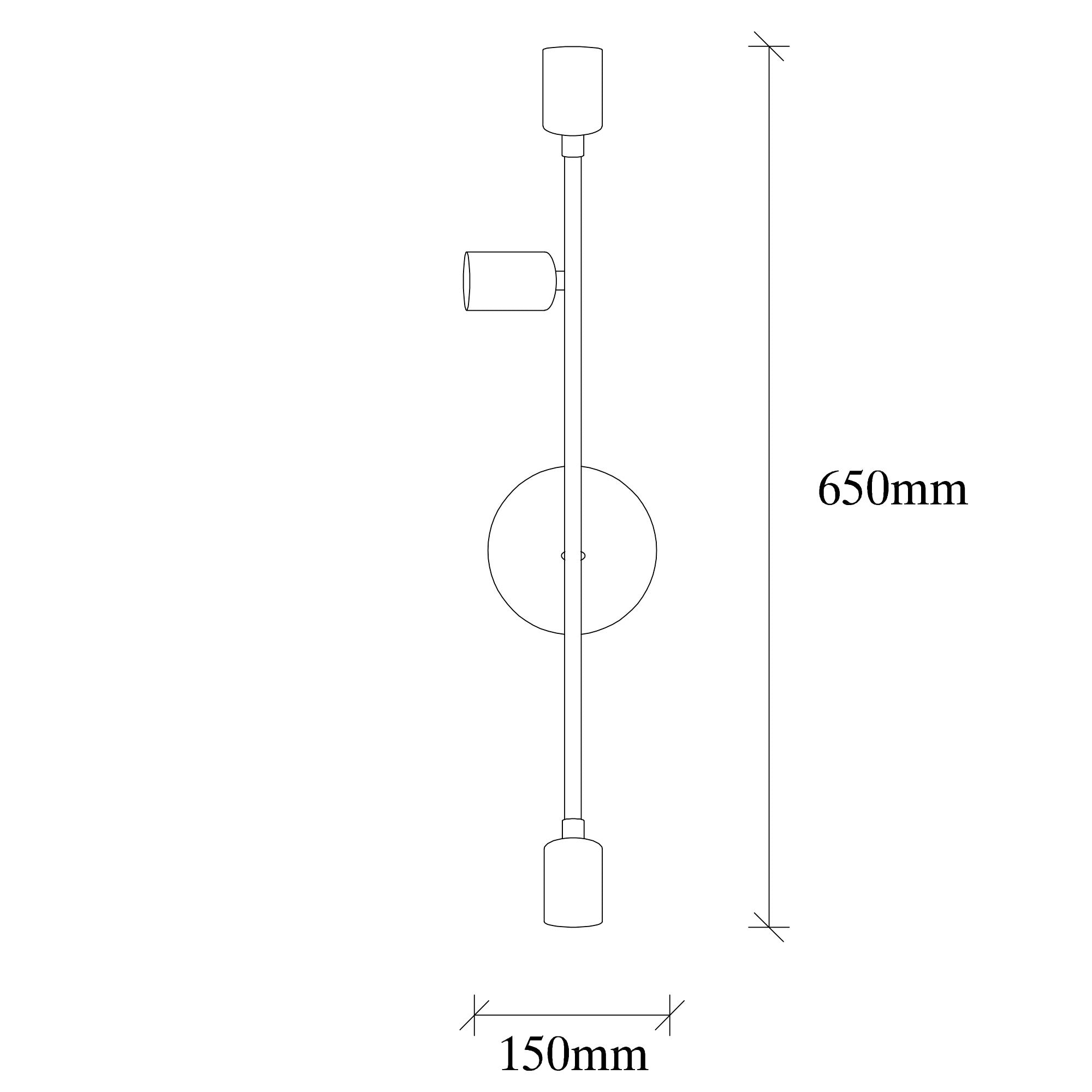 Aplica Bedside 3162 Negru (2)