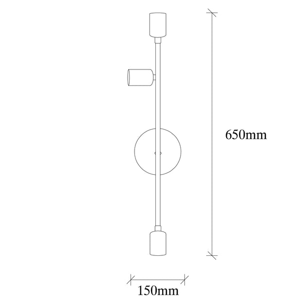 Aplica Bedside 3162 Negru (2)