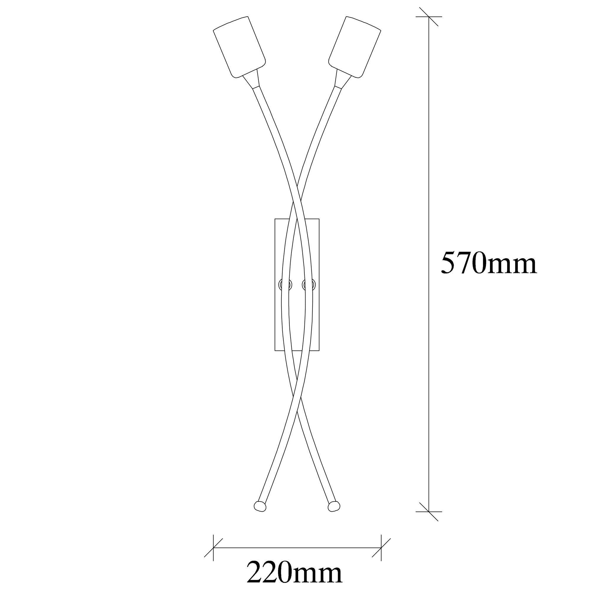 Aplica Banana 3186 Negru / Alama (2)