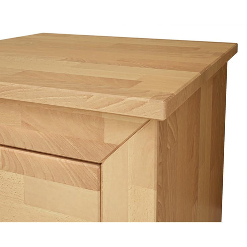 Noptiera din lemn, cu 1 sertar, Verona Fag, l45xA46,5xH45 cm (1)