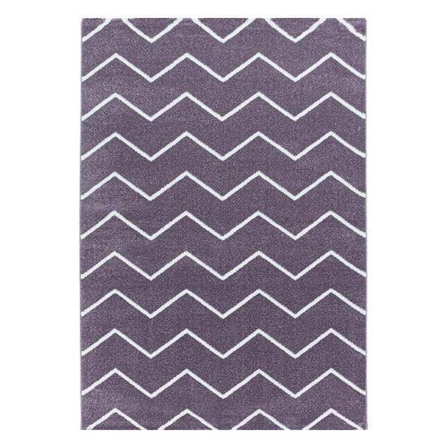 Covor din PP Rio 4602 Chevron Design Violet & AYYTPCH-RIO4602LILA & AYYTPCH-RIO4602LILA