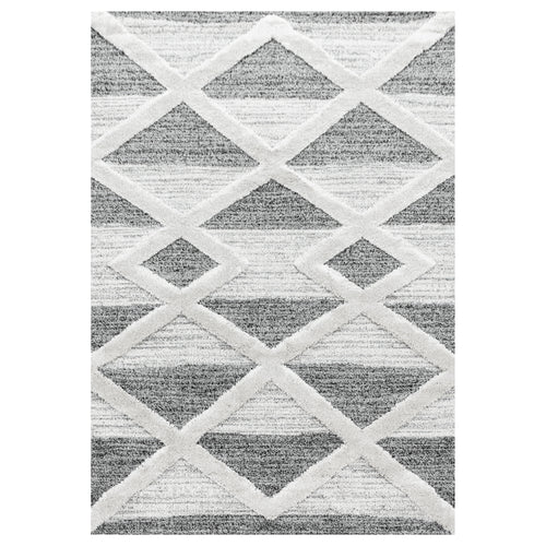 Covor din PP Pisa 4709 Geometric Gri & AYYTPCH-PISA4709GREY & AYYTPCH-PISA4709GREY