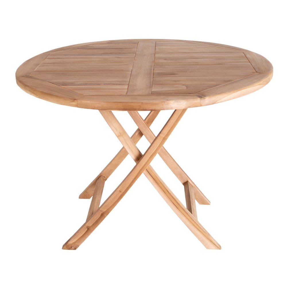 Masa din lemn de tec, Oviedo Round Tec, Ø100xH75 cm