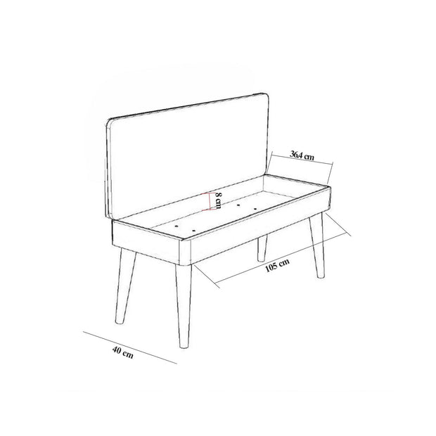 Set de mobila hol din pal, 2 piese, Filinta 723-1053 Multicolor / Antracit (10)