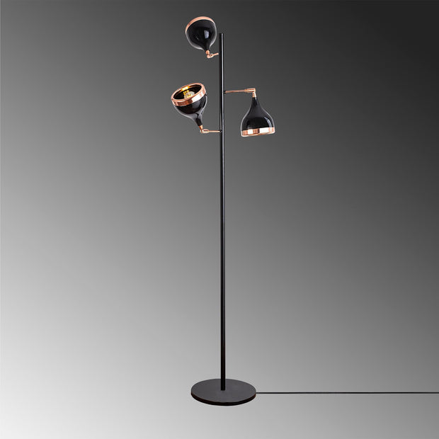 Lampadar Yildo 7021 Negru / Cupru (3)