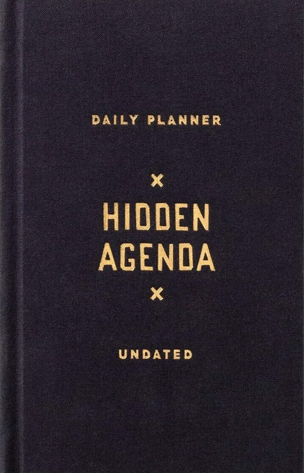 Agenda Hidden Agenda Undated Mini Planner, in Limba Engleza