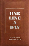 Agenda Luxe One Line a Day, in Limba Engleza