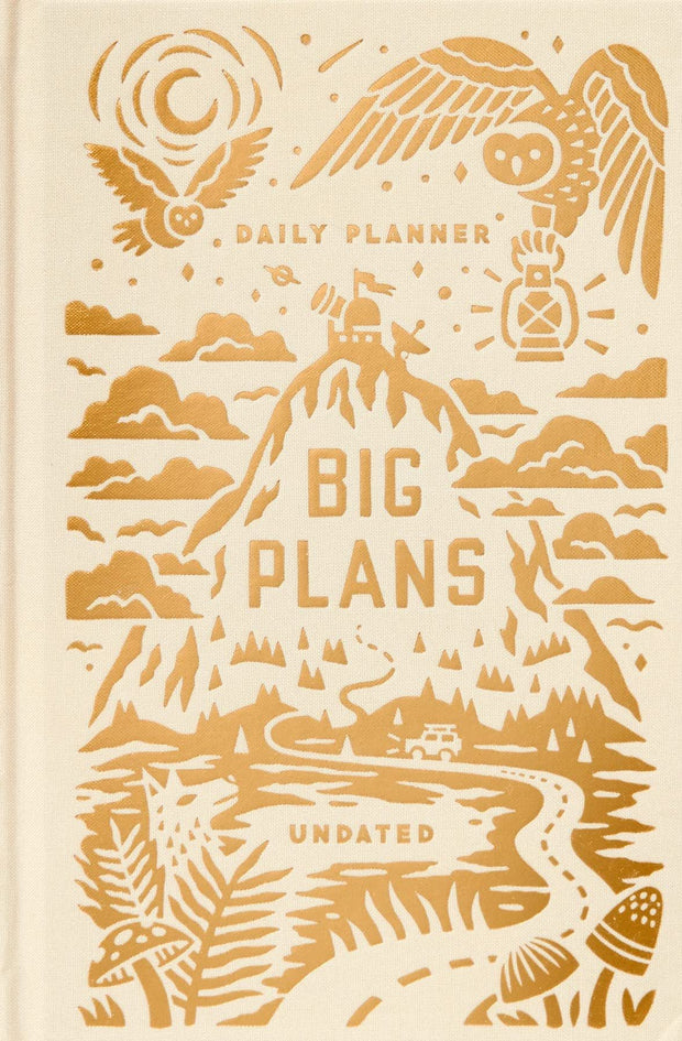 Agenda Big Plans Undated Standard Planner, in Limba Engleza