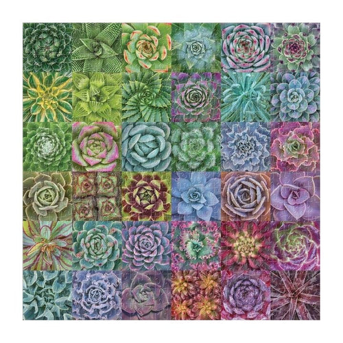 Puzzle Succulent Spectrum, 500 piese, 20,3 x 20,3 cm (1)