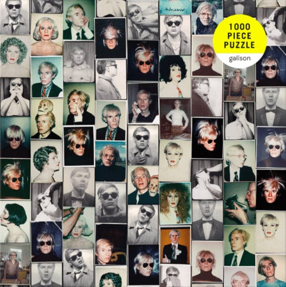 Puzzle Andy Warhol Selfies in a Square Box, 1000 piese, 20 x 20 cm