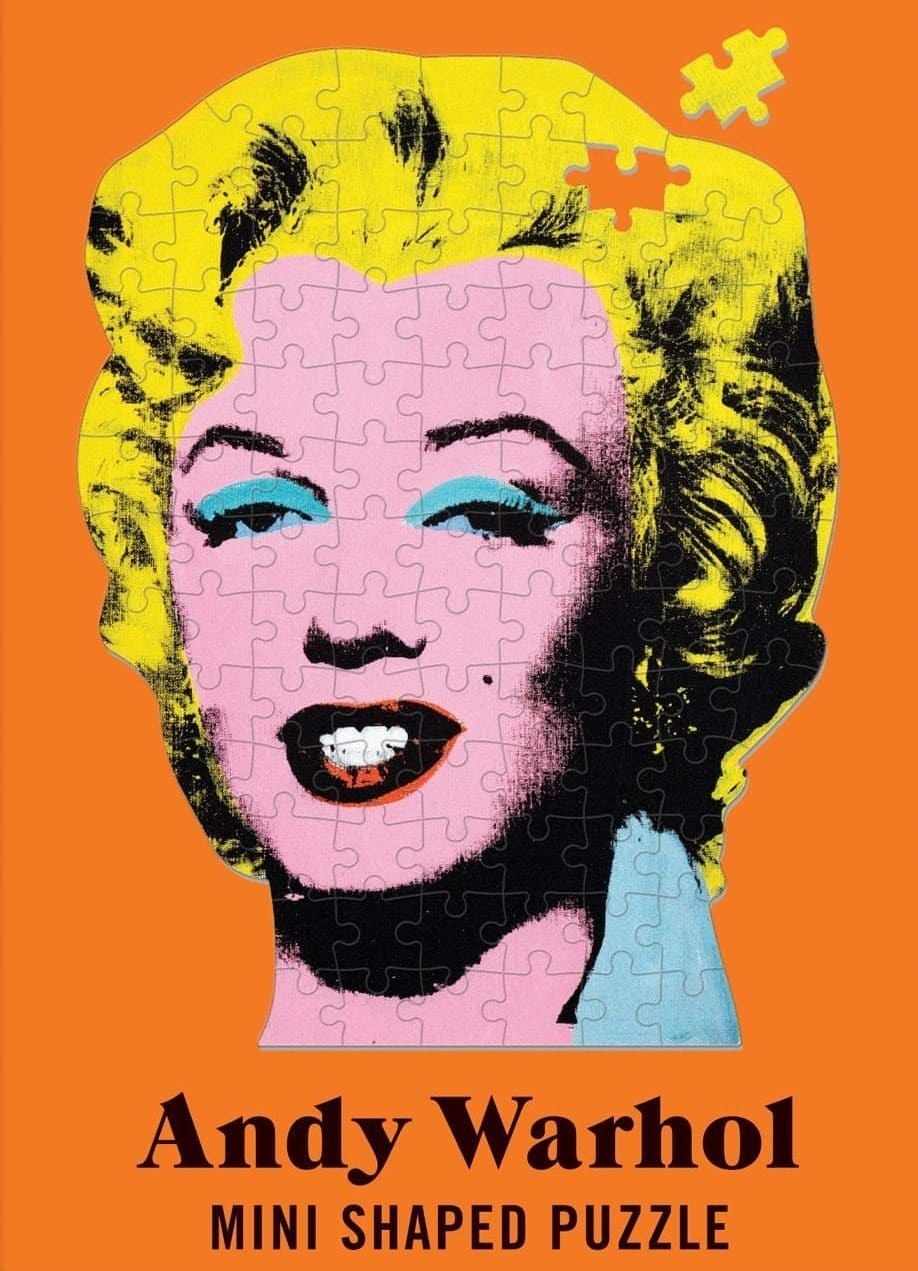 Puzzle Andy Warhol Mini - Marilyn, 100 piese, 11,4 x 3,2 cm