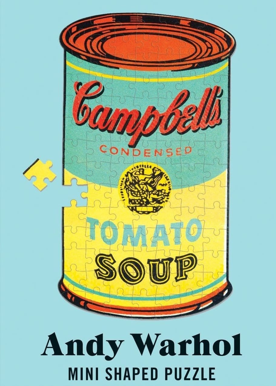 Puzzle Andy Warhol Mini - Campbell's Soup, 100 piese, 11,4 x 3,2 cm