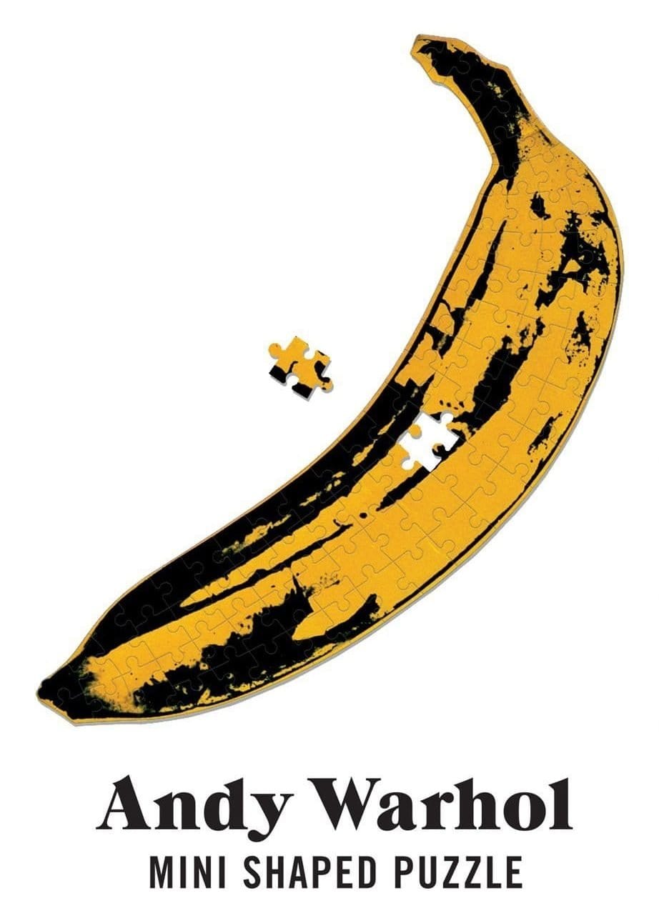 Puzzle Andy Warhol Mini - Banana, 75 piese, 11,4 x 3,2 cm
