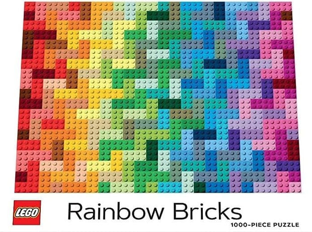 Puzzle Lego Rainbow Bricks, 1000 piese, 28 x 23,1 cm