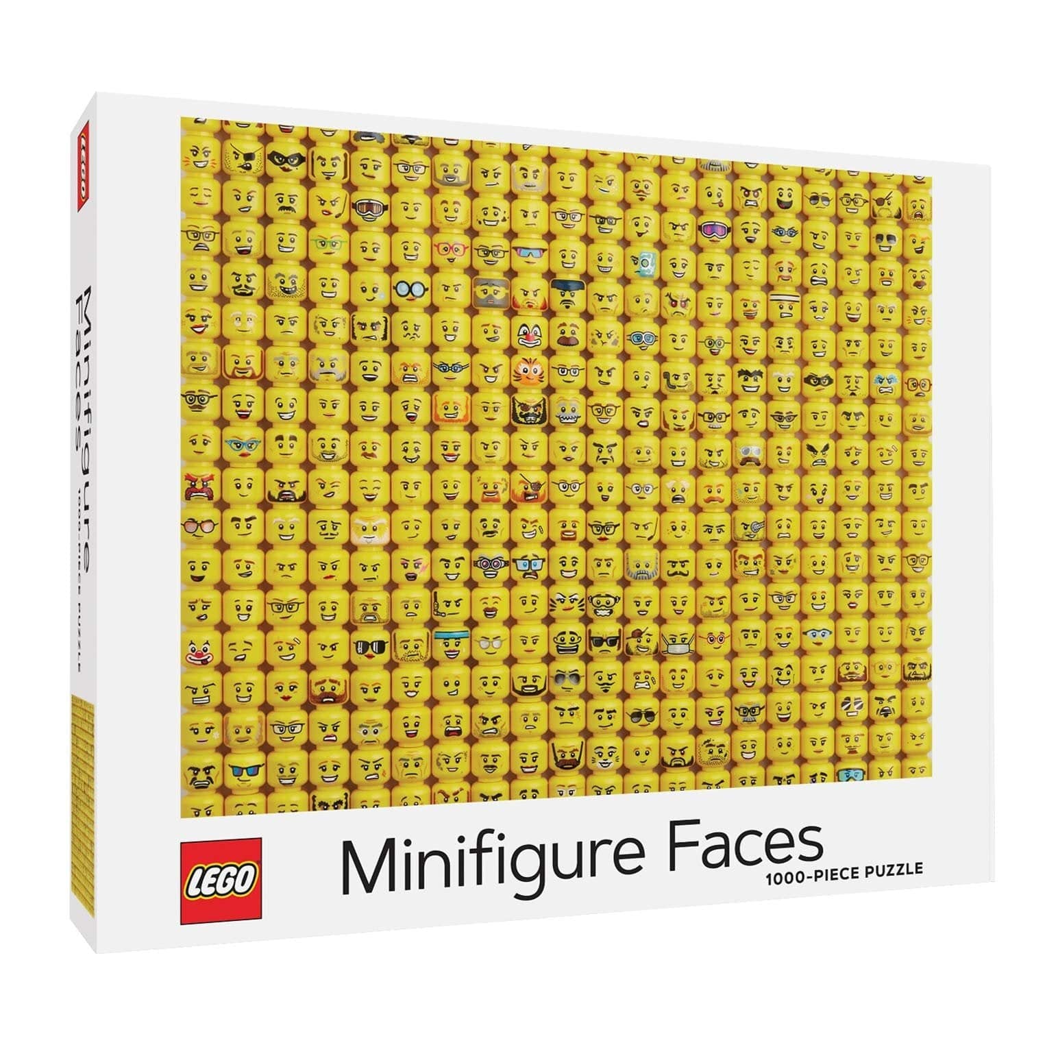 Puzzle Lego Minifigure Faces, 1000 piese, 30 x 37 cm