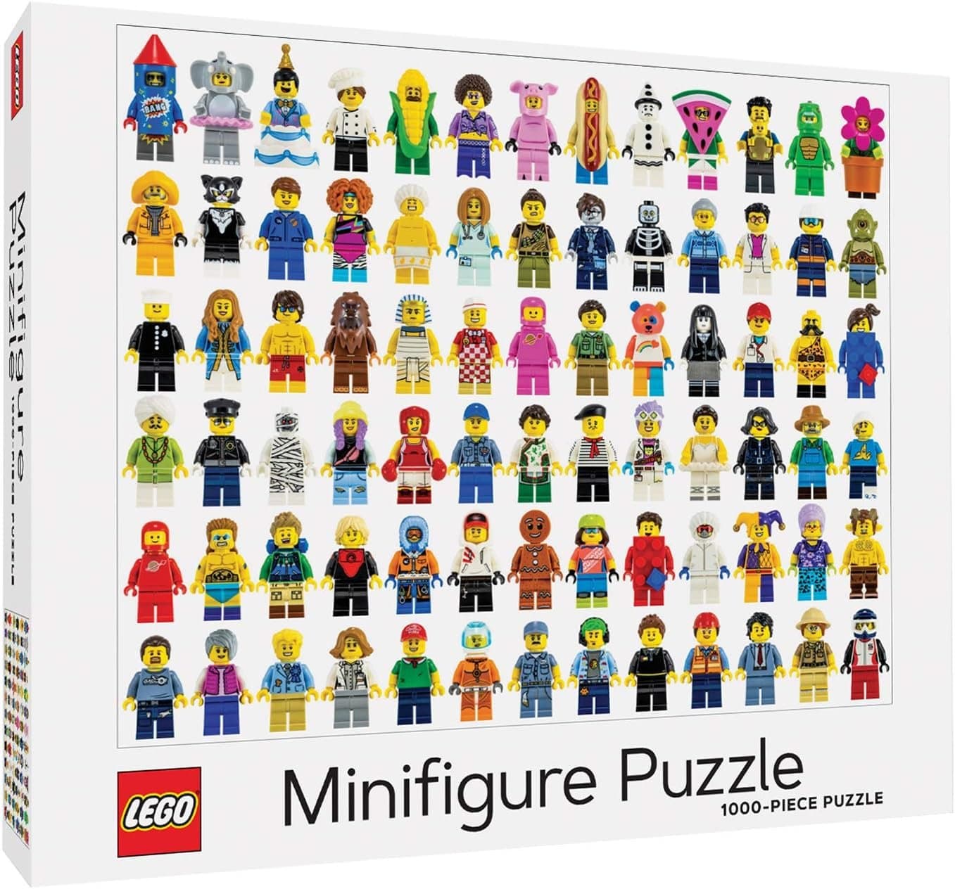 Puzzle Lego Minifigure, 1000 piese, 23 x 27 cm