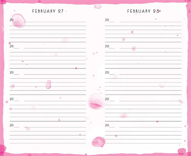 Agenda Rainbow One Line a Day, in Limba Engleza (1)