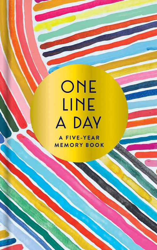 Agenda Rainbow One Line a Day, in Limba Engleza