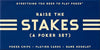 Joc de societate Raise The Stakes Poker Game Set, 28 x 13 cm