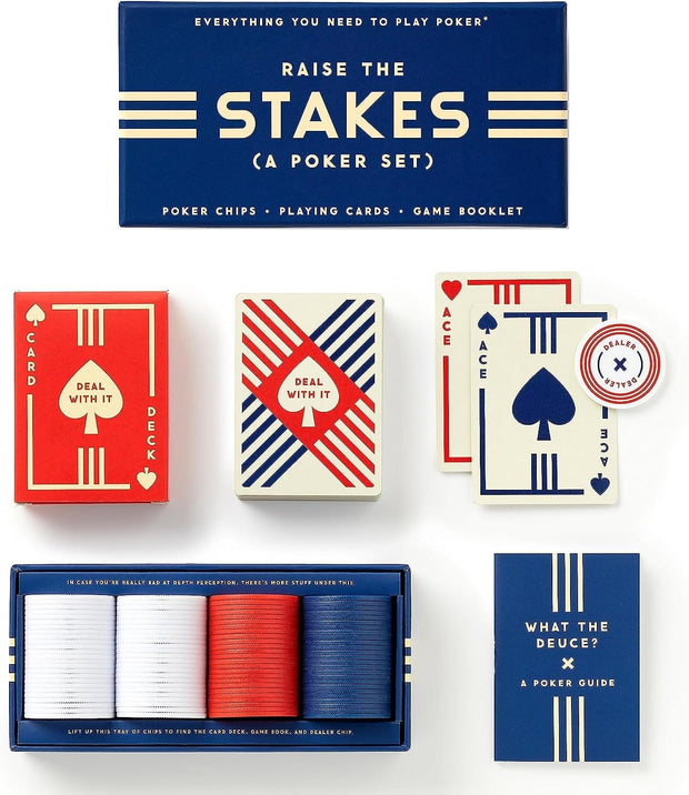 Joc de societate Raise The Stakes Poker Game Set, 28 x 13 cm (3)