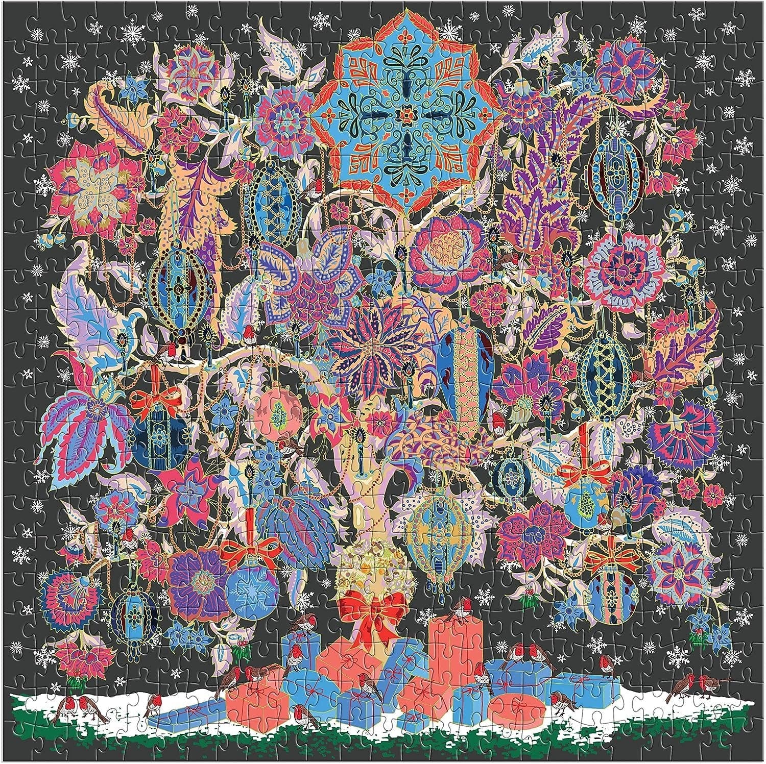 Puzzle Christmas Tree of Life Foil, 500 piese, 22,5 x 22,5 cm (1)