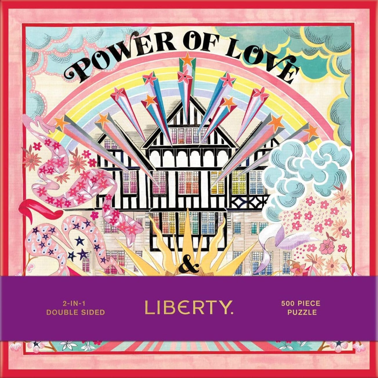 Puzzle Power of Love Double Sided, 500 piese, 22,5 x 22,5 cm