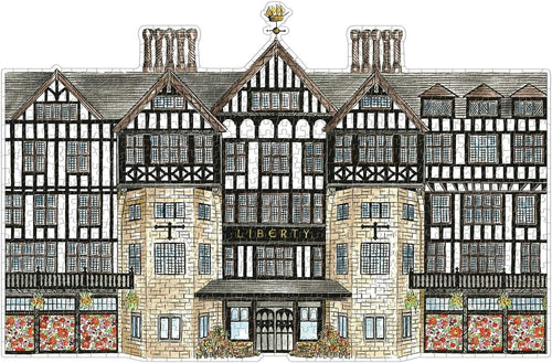 Puzzle Tudor Building, 750 piese, 29 x 21,5 cm (1)