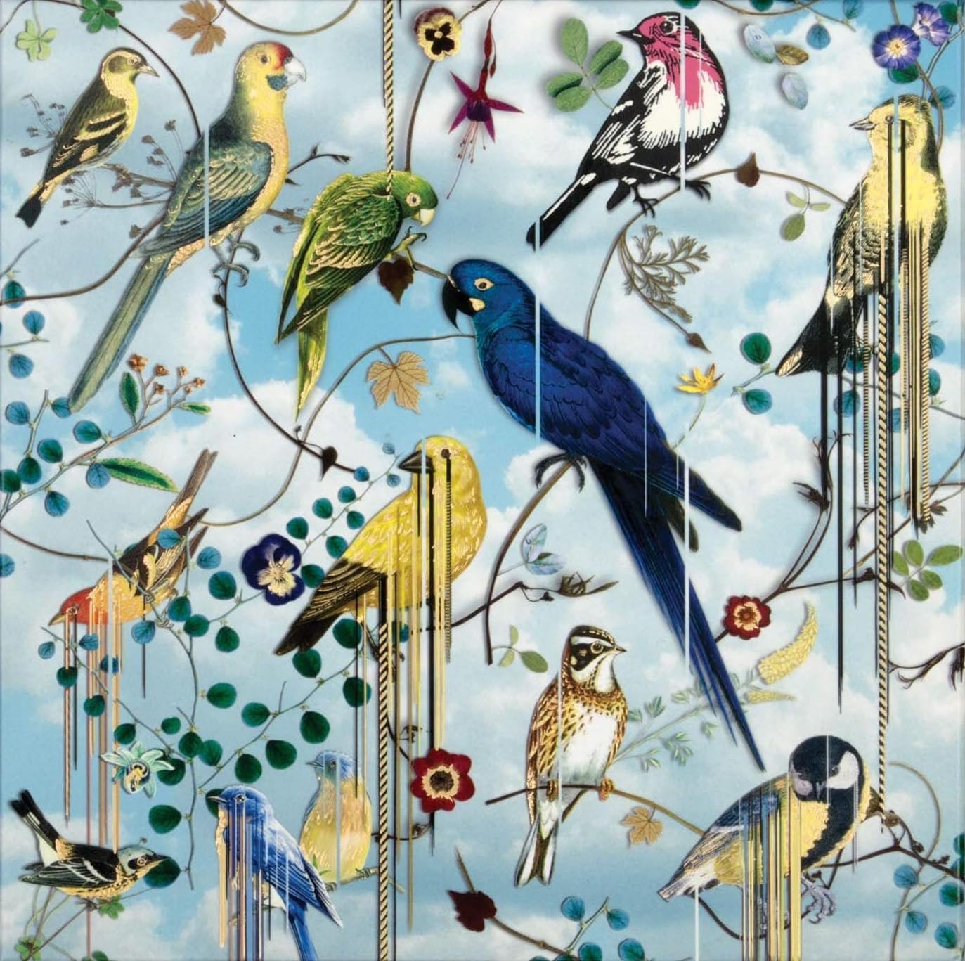 Puzzle Christian Lacroix Birds Sinfonia 2-Sided, 250 piese, 22,5 x 22,5 cm