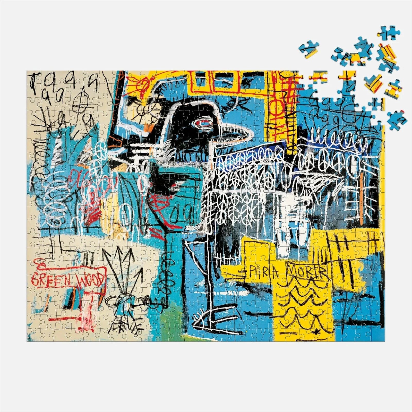 Puzzle Basquiat Bird on Money Book, 500 piese, 16 x 21 cm (3)