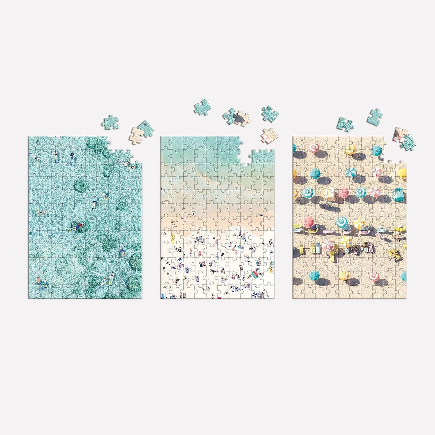 Puzzle Gray Malin The Beachside 3-In-1 Set, 120 piese, 22 x 10,5 cm (1)