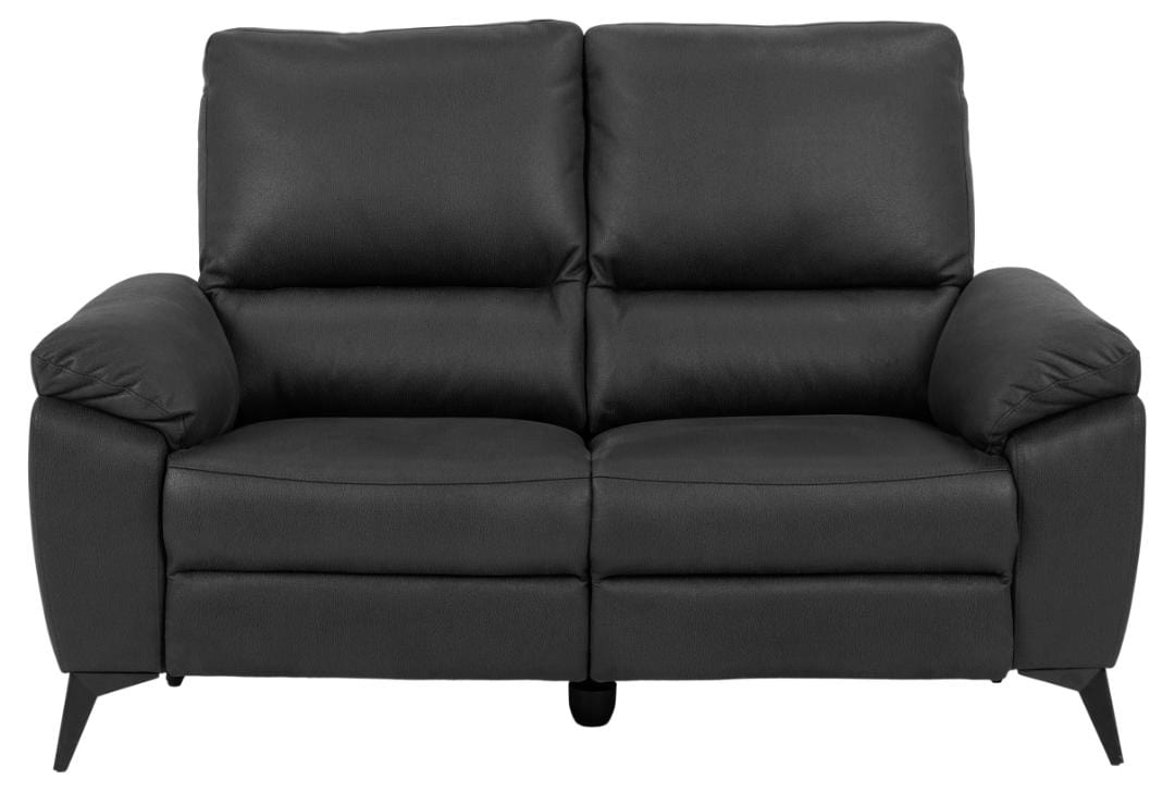 Canapea Recliner 2 Locuri, tapitata cu stofa, Rana Gri, l158xA99xH103 cm (1)