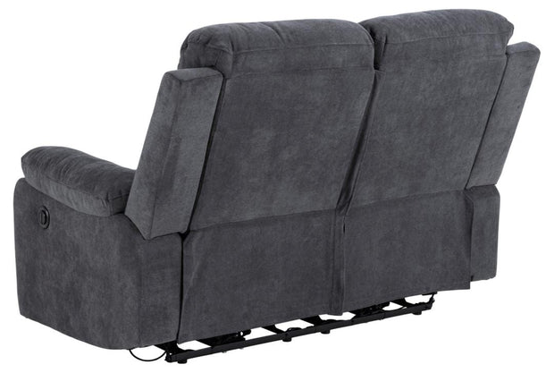 Canapea Recliner 2 Locuri, tapitata cu stofa, Mora Gri Inchis, l143,5xA95xH98 cm (8)