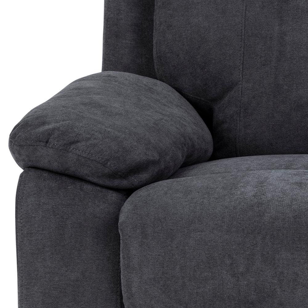 Canapea Recliner 3 Locuri, tapitata cu stofa, Mora Gri Inchis, l196,5xA95xH98 cm (7)