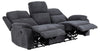 Canapea Recliner 3 Locuri, tapitata cu stofa, Mora Gri Inchis, l196,5xA95xH98 cm (8)